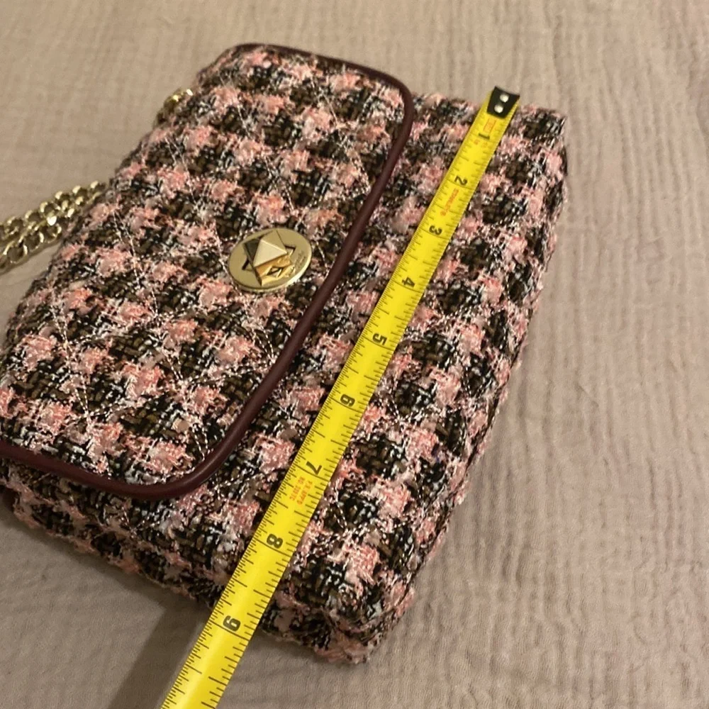 Kate Spade beautiful tweed shoulder / crossbody bag. Like new.
